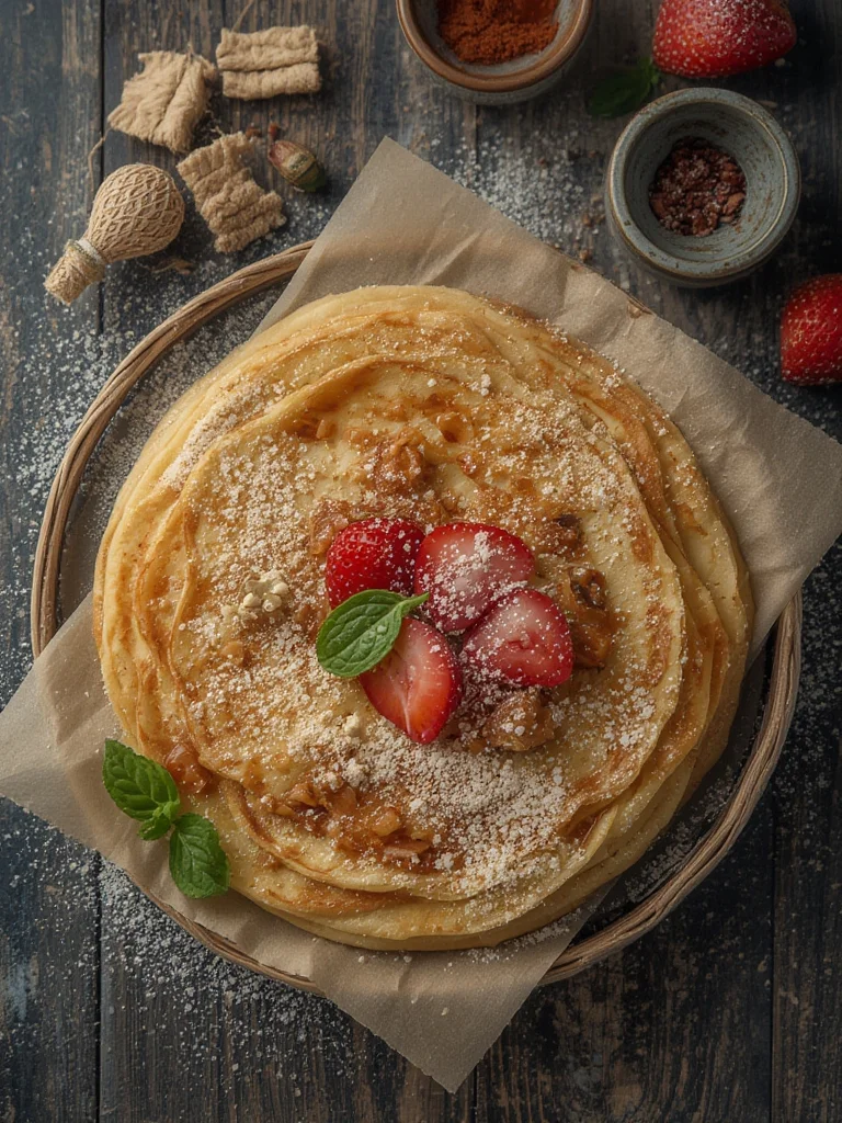 Crêpes Rezept – hauchdünne französische Crêpes frisch aus der Pfanne