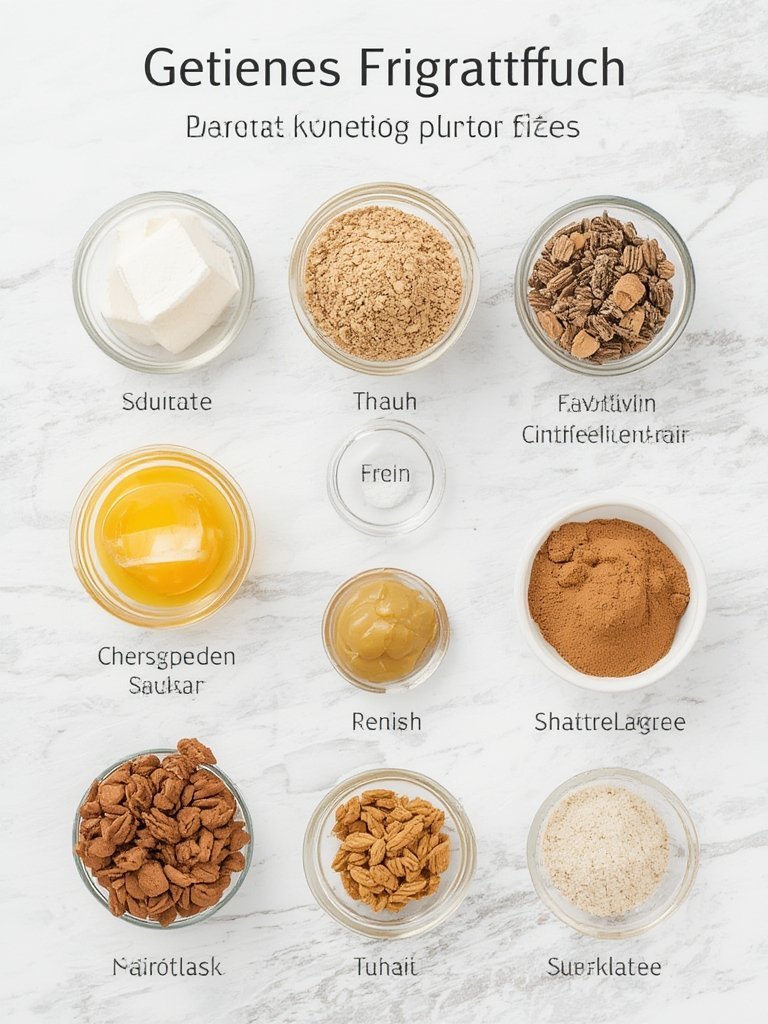 Gesundes Frühstück mit Overnight Oats, Beeren und Nüssen im Glas