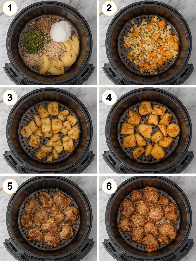 ninja airfryer rezepte hähnchen nuggets knusprig