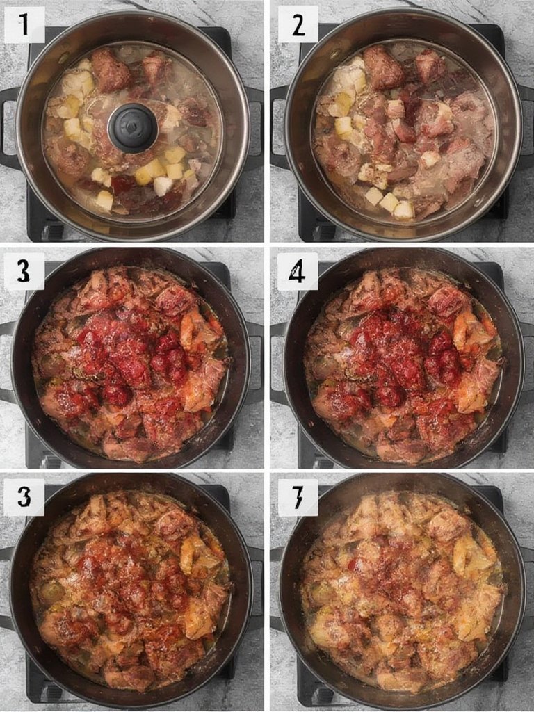 Gulasch Zubereitung